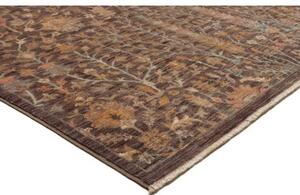 Tappeto Floralia Floreale Marrone Arancione 279x366 Cm