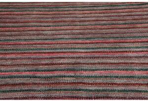 Tappeto Cromopura Geometrico Rosso Mattone Verde Petrolio 171x248 Cm