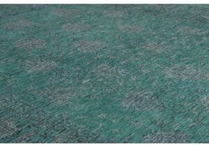 Tappeto Zigler Fine Floreale Verde Petrolio Blu Scuro 246x303 Cm
