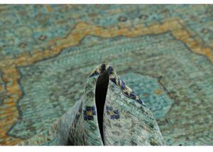 Tappeto Kairo Medaglione Verde Acqua Ocra 252x306 Cm
