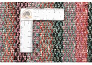 Tappeto Cromopura Geometrico Rosso Mattone Verde Petrolio 171x248 Cm
