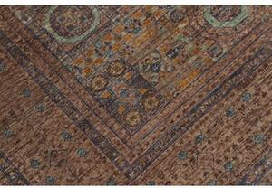 Tappeto Kairo Stilizzato Ruggine Azzurro 151x198 Cm