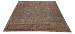 Tappeto Kairo Stilizzato Ruggine Azzurro 151x198 Cm