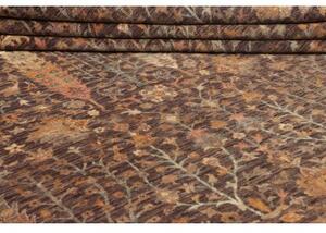 Tappeto Floralia Floreale Marrone Arancione 279x366 Cm