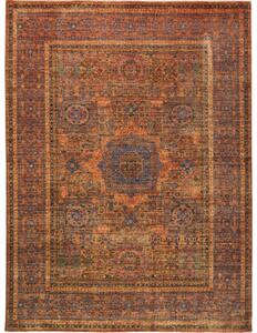 Tappeto Kairo Geometrico Ruggine Blu 146x200 Cm