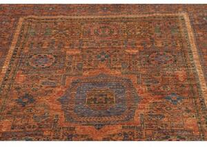Tappeto Kairo Geometrico Ruggine Blu 146x200 Cm