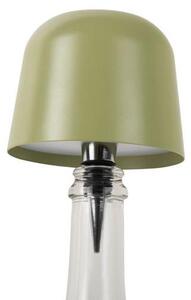 Leitmotiv - Lampada da tavolo Cone Hat Led - Tè verde - Ø10cm Lampada da tavolo - Lampada da comodino, soggiorno, camera da letto