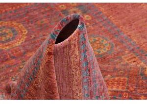 Tappeto Kairo Medaglione Rosso Ruggine Blu Avio 151x201 Cm