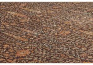 Tappeto Floralia Floreale Marrone Arancione 279x366 Cm