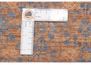 Tappeto Kairo Geometrico Ruggine Blu 146x200 Cm