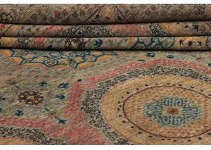 Tappeto Kairo Stilizzato Beige Blu Petrolio 271x360 Cm