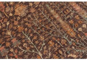 Tappeto Floralia Floreale Marrone Arancione 279x366 Cm
