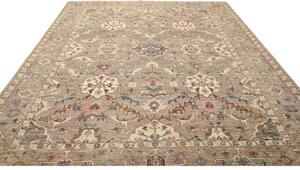 Tappeto Floralia Stilizzato Beige Grigio Taupe 247x307 Cm