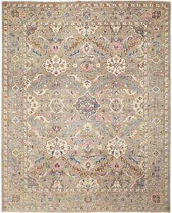 Tappeto Floralia Stilizzato Beige Grigio Taupe 247x307 Cm