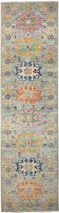 Tappeto Floralia Geometrico Azzurro Multicolore Corsia 77x291 Cm