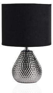 Lampada da tavolo Paulmann, modello Pauleen, finitura argento, attacco E14, massimo 20W, colore argento e nero