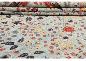 Tappeto Floralia Floreale Azzurro Rosso 272x362 Cm