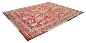 Tappeto Floralia Geometrico Rosso Azzurro 248x309 Cm