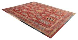 Tappeto Floralia Geometrico Rosso Azzurro 248x309 Cm