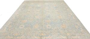 Tappeto Zigler Extra Fine Floreale Azzurro Beige 238x295 Cm