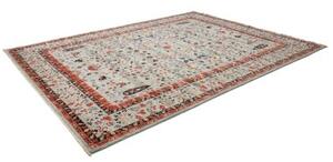Tappeto Floralia Floreale Azzurro Rosso 272x362 Cm
