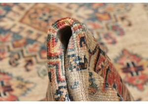 Tappeto Kazak Fine Stilizzato Beige Blu Corsia 83x257 Cm