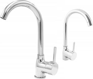 Granitan | BETA - Rubinetto da cucina - Orientabile a 360° - Cromo - Ottone - Carica in Vetroceramica