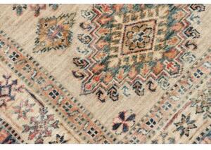 Tappeto Kazak Fine Stilizzato Beige Blu Corsia 83x257 Cm