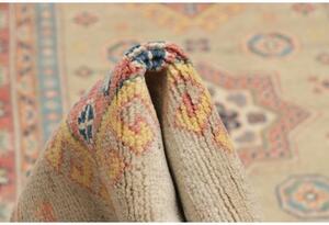 Tappeto Kazak Stilizzato Beige Rosa Corsia 84x287 Cm