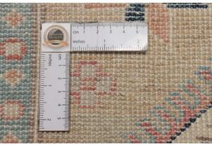 Tappeto Kazak Geometrico Beige Rosa Corsia 85x294 Cm