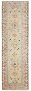 Tappeto Kazak Stilizzato Beige Rosa Corsia 84x287 Cm