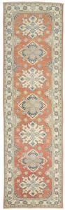 Tappeto Kazak Stilizzato Arancione Avorio Corsia 84x293 Cm