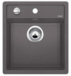 BLANCO DALAGO 45-F lavabo a incasso / SILGRANITE / stone grey / eccentrico -