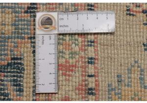 Tappeto Kazak Stilizzato Beige Blu Corsia 85x280 Cm