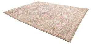 Tappeto Berbero Stilizzato Tortora Rosa 281x361 Cm