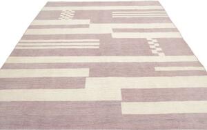 Tappeto Berbero Geometrico Malva Avorio 245x313 Cm