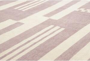 Tappeto Berbero Geometrico Malva Avorio 245x313 Cm