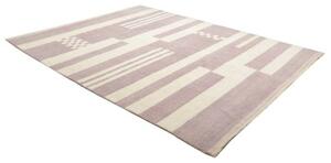 Tappeto Berbero Geometrico Malva Avorio 245x313 Cm