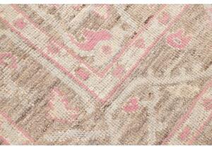 Tappeto Berbero Stilizzato Tortora Rosa 281x361 Cm