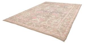 Tappeto Berbero Stilizzato Tortora Rosa 281x361 Cm