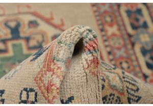Tappeto Kazak Stilizzato Beige Blu Corsia 85x280 Cm