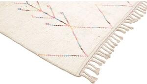 Tappeto Berbero Geometrico Avorio Multicolore 184x292 Cm