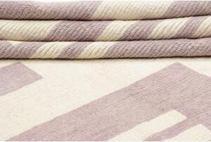 Tappeto Berbero Geometrico Malva Avorio 245x313 Cm