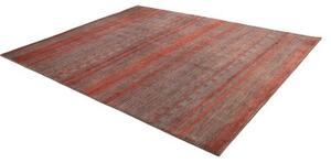 Tappeto Cromopura Geometrico Rosso Mattone Grigio Piombo 243x295 Cm