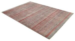 Tappeto Cromopura Geometrico Grigio Rosso 169x242 Cm