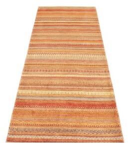 Tappeto Cromopura Geometrico Arancione Beige Corsia 79x246 Cm