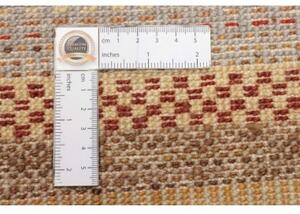 Tappeto Cromopura Geometrico Beige Arancione Corsia 78x244 Cm