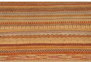 Tappeto Cromopura Geometrico Beige Arancione Corsia 78x244 Cm