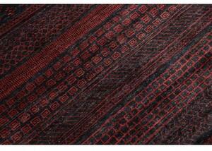 Tappeto Cromopura Geometrico Nero Antracite Bordeaux 245x305 Cm