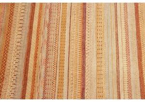 Tappeto Cromopura Geometrico Beige Arancione Corsia 78x244 Cm